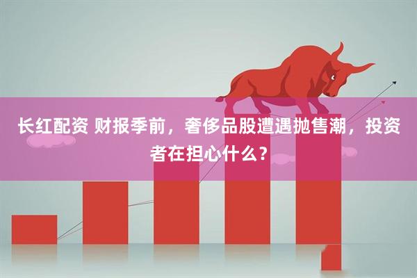 长红配资 财报季前，奢侈品股遭遇抛售潮，投资者在担心什么？